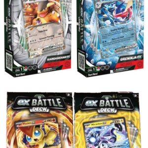 Pokémon ex Battle Deck Bundle – 4 engelske decks